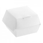 Southern Champion Microwavable Hinged White Paper Take Out Burger Box 4 Southern Champion Microwavable Hinged White Paper Take Out Burger Box 4