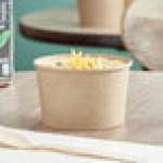 Choice 12 oz. Kraft Poly-Coated Paper Food Cup - 1,000/Case Choice 12 oz. Kraft Poly-Coated Paper Food Cup - 1,000/Case