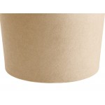 Choice 12 oz. Kraft Poly-Coated Paper Food Cup - 1,000/Case Choice 12 oz. Kraft Poly-Coated Paper Food Cup - 1,000/Case