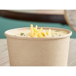 Choice 12 oz. Kraft Poly-Coated Paper Food Cup - 1,000/Case Choice 12 oz. Kraft Poly-Coated Paper Food Cup - 1,000/Case