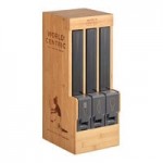 World Centric PLA Fork Refill Sleeve for World Centric Touchless Cutlery Dispenser - 100/Pack