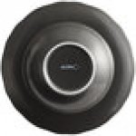 Acopa Condesa 11 oz. Matte Finish Armor Gray Scalloped Wide Rim Porcelain Bowl - Sample