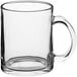 Acopa 12 oz. Clear Glass Coffee Mug - Sample