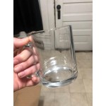 Acopa 12 oz. Clear Glass Coffee Mug - Sample