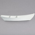 G.E.T. Enterprises BT320-MOD-MW Bugambilia 3.6 Qt. Smooth MOD Finish Marble White Granite Resin-Coated Aluminum Deep Boat with Dividers
