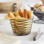 American Metalcraft FRUB9 Black Birdnest Basket - 7