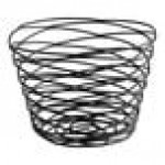 American Metalcraft FRUB9 Black Birdnest Basket - 7