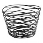 American Metalcraft FRUB9 Black Birdnest Basket - 7