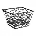 American Metalcraft FRUB9 Black Birdnest Basket - 7