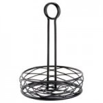 American Metalcraft FRUB9 Black Birdnest Basket - 7