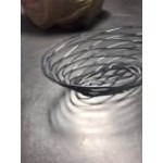 American Metalcraft FRUC16 Chrome Oval Birdnest Basket - 9