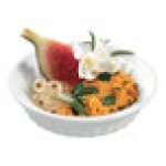 Solia 1.7 oz. Round White Flared Rim Fluted Porcelain Mini Dish - 144/Case