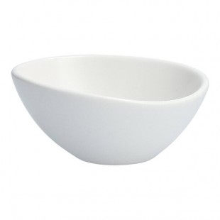 Organica by Zwiesel Fortessa 7 oz. Matte White Oval Vitraluxe Sauce / Tasting Bowl - 48/Case Organica by Zwiesel Fortessa 7 oz. Matte White Oval Vitraluxe Sauce / Tasting Bowl - 48/Case