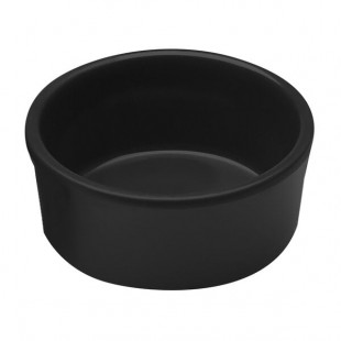 Elite Global Solutions DRAM-B Urban Naturals 4 oz. Black Melamine Ramekin - 6/Case