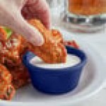 Acopa 3 oz. Blue Smooth Melamine Ramekin - 12/Case