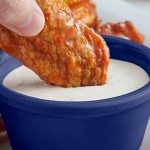 Acopa 3 oz. Blue Smooth Melamine Ramekin - 12/Case