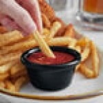 Acopa 2 oz. Black Smooth Melamine Ramekin - 12/Case Acopa 2 oz. Black Smooth Melamine Ramekin - 12/Case