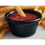 Acopa 2 oz. Black Smooth Melamine Ramekin - 12/Case Acopa 2 oz. Black Smooth Melamine Ramekin - 12/Case