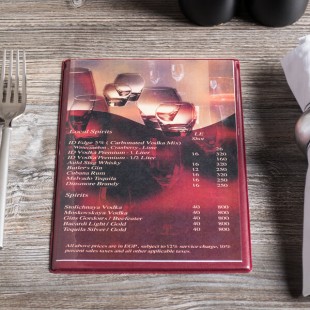 Menu Solutions H500A WINE Hamilton 5 1/2 Menu Solutions H500A WINE Hamilton 5 1/2