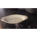 Tuxton DMN-080 Mahogany 8 oz. Oval China Welsh Rarebit - 12/Case