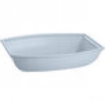 TableCraft CW3190GY 10.5 Qt. Gray Cast Aluminum Oblong Salad Bowl TableCraft CW3190GY 10.5 Qt. Gray Cast Aluminum Oblong Salad Bowl