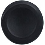 10 Strawberry Street Matte Wave 122 oz. Round Black Stoneware Serving Bowl - 4/Case