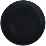 10 Strawberry Street Matte Wave 122 oz. Round Black Stoneware Serving Bowl - 4/Case