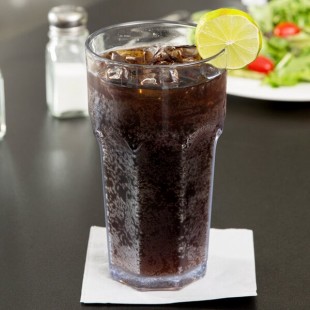 Carlisle 583207 Louis 32 oz. Clear SAN Plastic Tumbler - 4/Pack