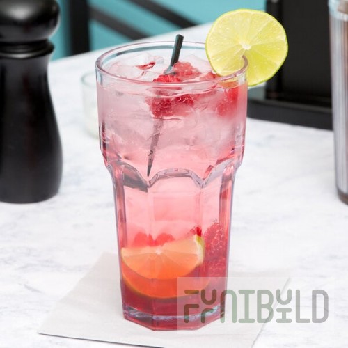Carlisle 582007 Louis 20 oz. Clear SAN Plastic Tumbler - 24/Case
