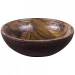 Elite Global Solutions D8384RB-SEQ Sequoia 57 oz. Round Wood Grain Melamine Bowl - 6/Case Elite Global Solutions D8384RB-SEQ Sequoia 57 oz. Round Wood Grain Melamine Bowl - 6/Case