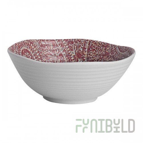 Creations from Steelite Solano 12.75 oz. Melamine Rubine Bowl - 24/Case