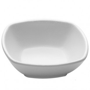 Elite Global Solutions JW1505 Zen 6 oz. White Square Bowl - 6/Case