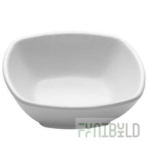 Elite Global Solutions JW1505 Zen 6 oz. White Square Bowl - 6/Case