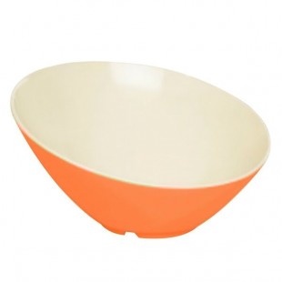 GET B-788-ST Keywest 16 oz. Sunset Slanted Melamine Catering Bowl
