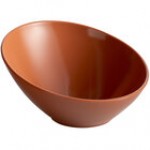 GET B-788-ST Keywest 16 oz. Sunset Slanted Melamine Catering Bowl