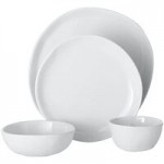 American Metalcraft CBL32CL Crave 32 oz. Cloud Melamine Bowl