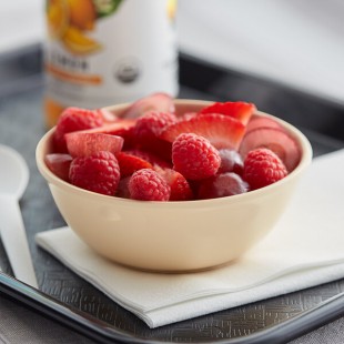 Acopa Foundations 11 oz. Tan Narrow Rim Melamine Bowl - 12/Case