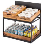 TableCraft 11000 Two Tier Crate Display - 21 1/2