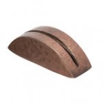 American Metalcraft Half Moon Hammered Copper Card Holder