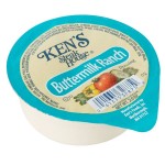 Ken's Foods 2 oz. Buttermilk Ranch Dressing Cup - 72/Case Ken's Foods 2 oz. Buttermilk Ranch Dressing Cup - 72/Case