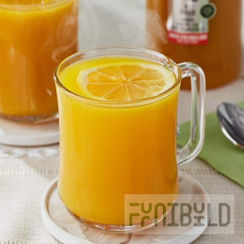 SHOTT Turmeric, Lemon, Ginger, and Honey Real Fruit Concentrated Flavoring Syrup 1 Liter - 6/Case