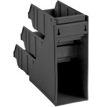 Choice Black 3-Tier Self-Serve Organizer Set with 3 Bins and 2 Label Sheets Choice Black 3-Tier Self-Serve Organizer Set with 3 Bins and 2 Label Sheets