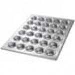 Chicago Metallic 45195 30 Cup 1.1 oz. Glazed Aluminized Steel Mini Muffin Pan - 12 7/8 Chicago Metallic 45195 30 Cup 1.1 oz. Glazed Aluminized Steel Mini Muffin Pan - 12 7/8