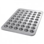 Chicago Metallic 45195 30 Cup 1.1 oz. Glazed Aluminized Steel Mini Muffin Pan - 12 7/8 Chicago Metallic 45195 30 Cup 1.1 oz. Glazed Aluminized Steel Mini Muffin Pan - 12 7/8