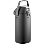 Acopa 4 Liter Stainless Steel Lined Matte Black Airpot with Metal Lever Acopa 4 Liter Stainless Steel Lined Matte Black Airpot with Metal Lever