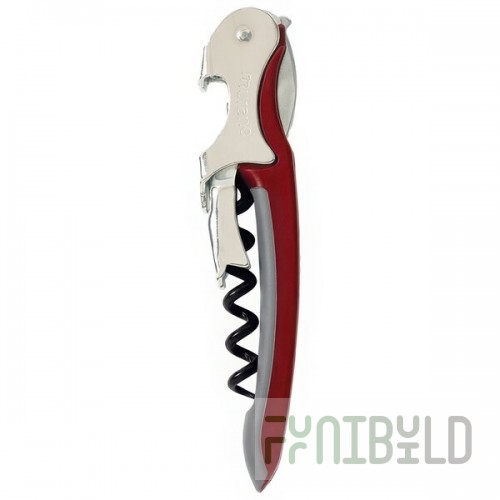 Franmara 3165-03 Murano Waiter's Corkscrew with Burgundy Handle