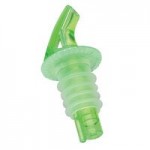 Precision Pours 999 BL C/F Ocean Blue Free Flow Liquor Pourer with Collar and Fliptop - 12/Pack Precision Pours 999 BL C/F Ocean Blue Free Flow Liquor Pourer with Collar and Fliptop - 12/Pack
