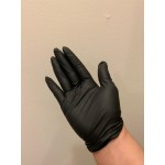 Lavex Powder-Free Disposable Nitrile Black 5 Mil Thick Textured Gloves - Extra Large - 1,000/Case