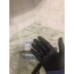 Lavex Powder-Free Disposable Nitrile Black 5 Mil Thick Textured Gloves - Extra Large - 1,000/Case