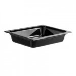 Carlisle 10401B03 StorPlus Full Size Black High Heat Plastic Food Pan - 4 Carlisle 10401B03 StorPlus Full Size Black High Heat Plastic Food Pan - 4